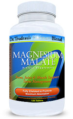 Photo of Designs for Health Magnesium Malate Chelate under our private label Dr. Trudeau's Platinum Blend as found at gfchiro.com