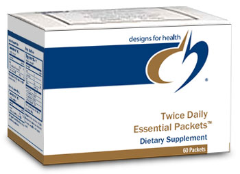 Photo of Designs for Health Twice Daily Essential Packets as found at gfchiro.com