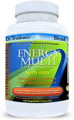 Photo of XYMOGEN ActivNutrients under our private label Dr. Trudeau's Platinum Blend - Energy Multi as found at gfchiro.com