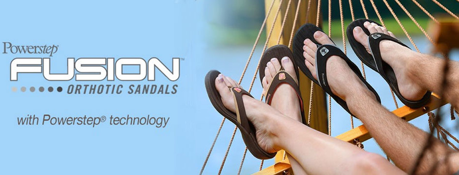Fusion Orthotic Sandals available at Greenbrier Family Chiropractic