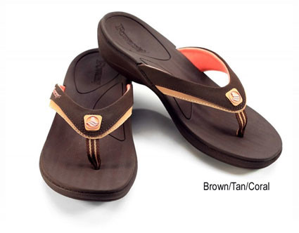 Women's FUSION Orthodic Sandals brown